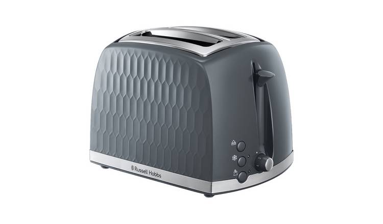 Russell hobbs honeycomb grey 2 slice toaster