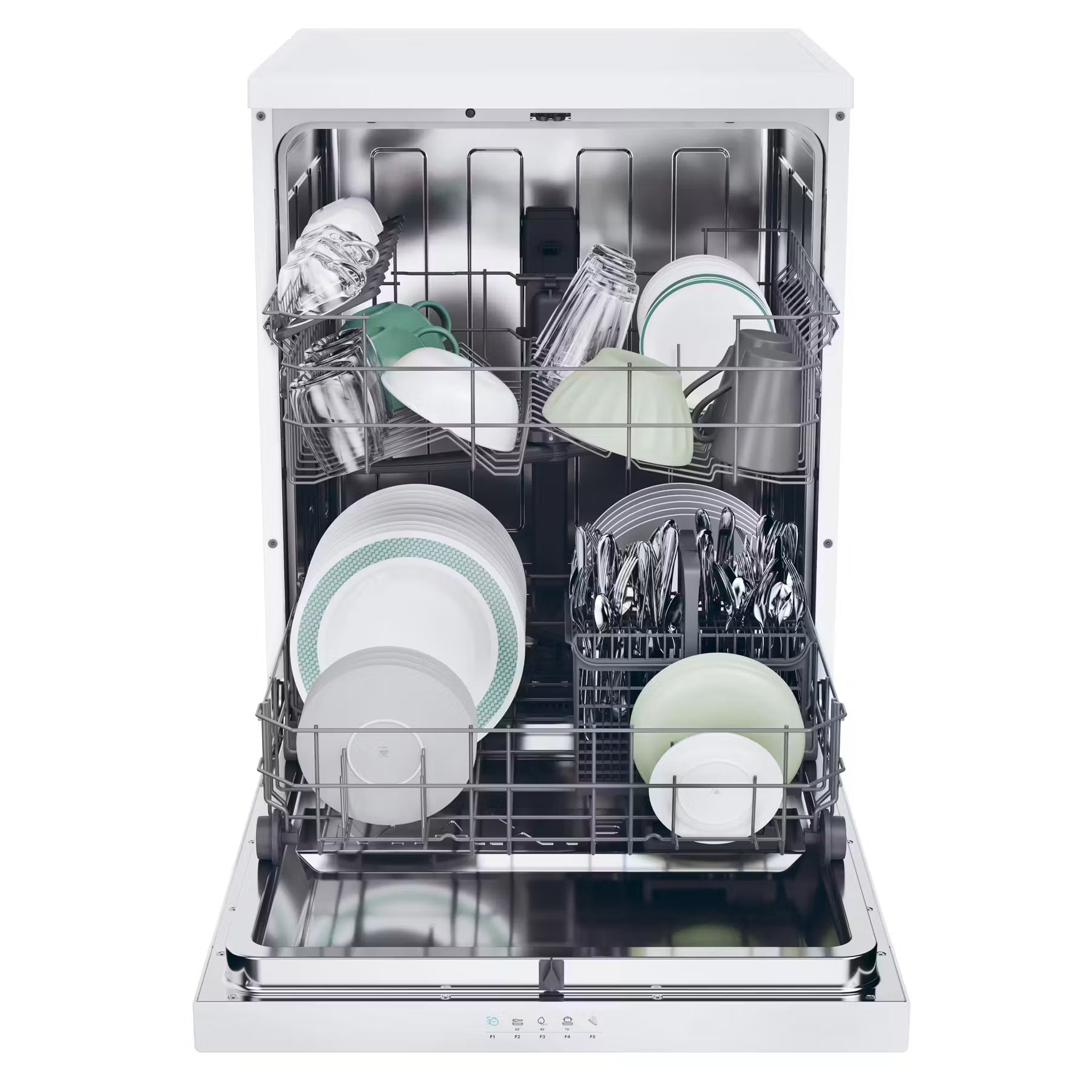Candy CF3C9E0W 13 Place Freestanding Full Size Dishwasher - White