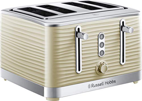 Russell Hobbs 24383 Inspire 4 Slice Toaster - Cream
