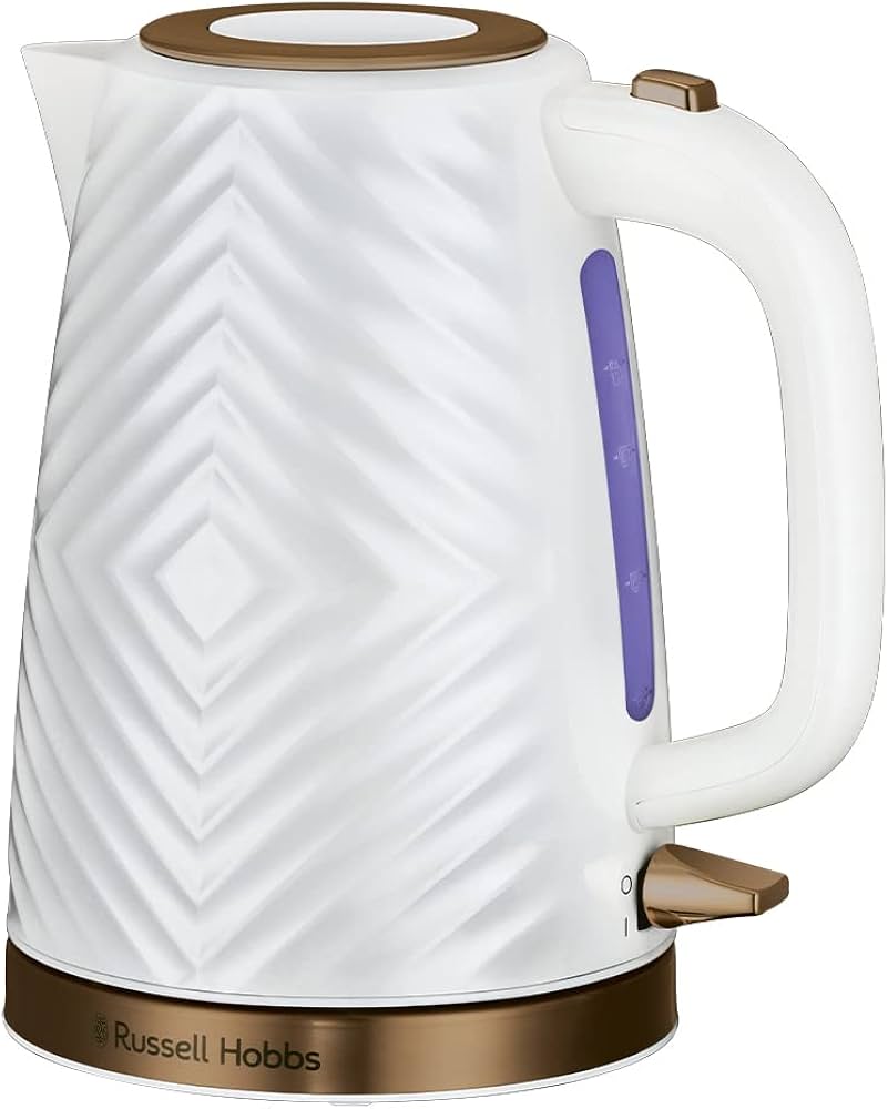 Russell hobbs groove white kettle