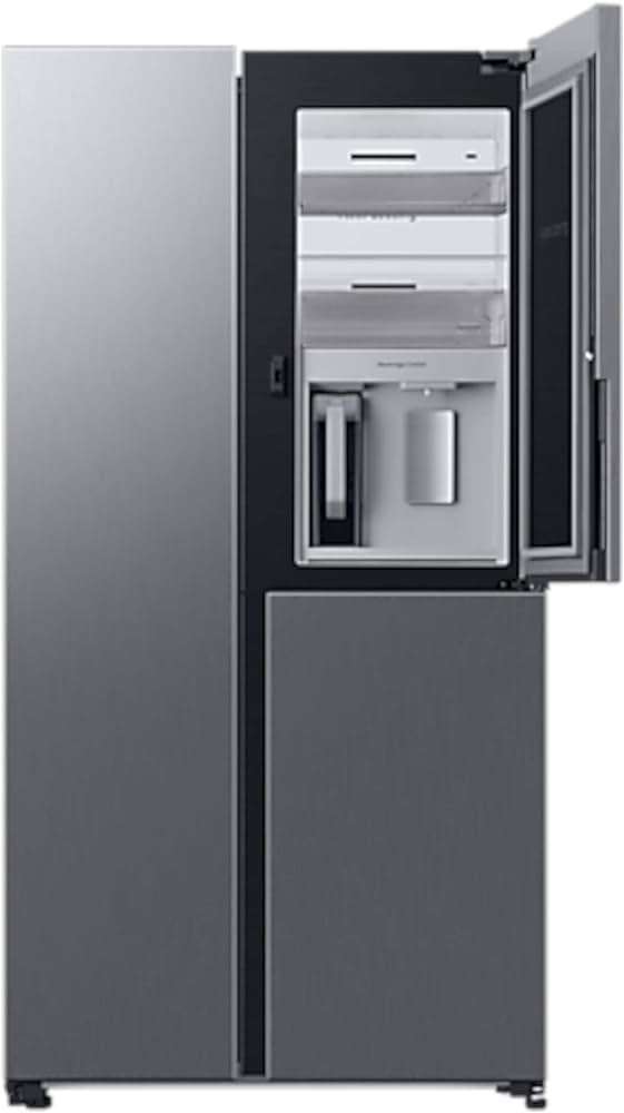 RS8000 9 Series RH69B8931S9 Freestanding 65/36 American Fridge Freezer, Matte Stainless Steel