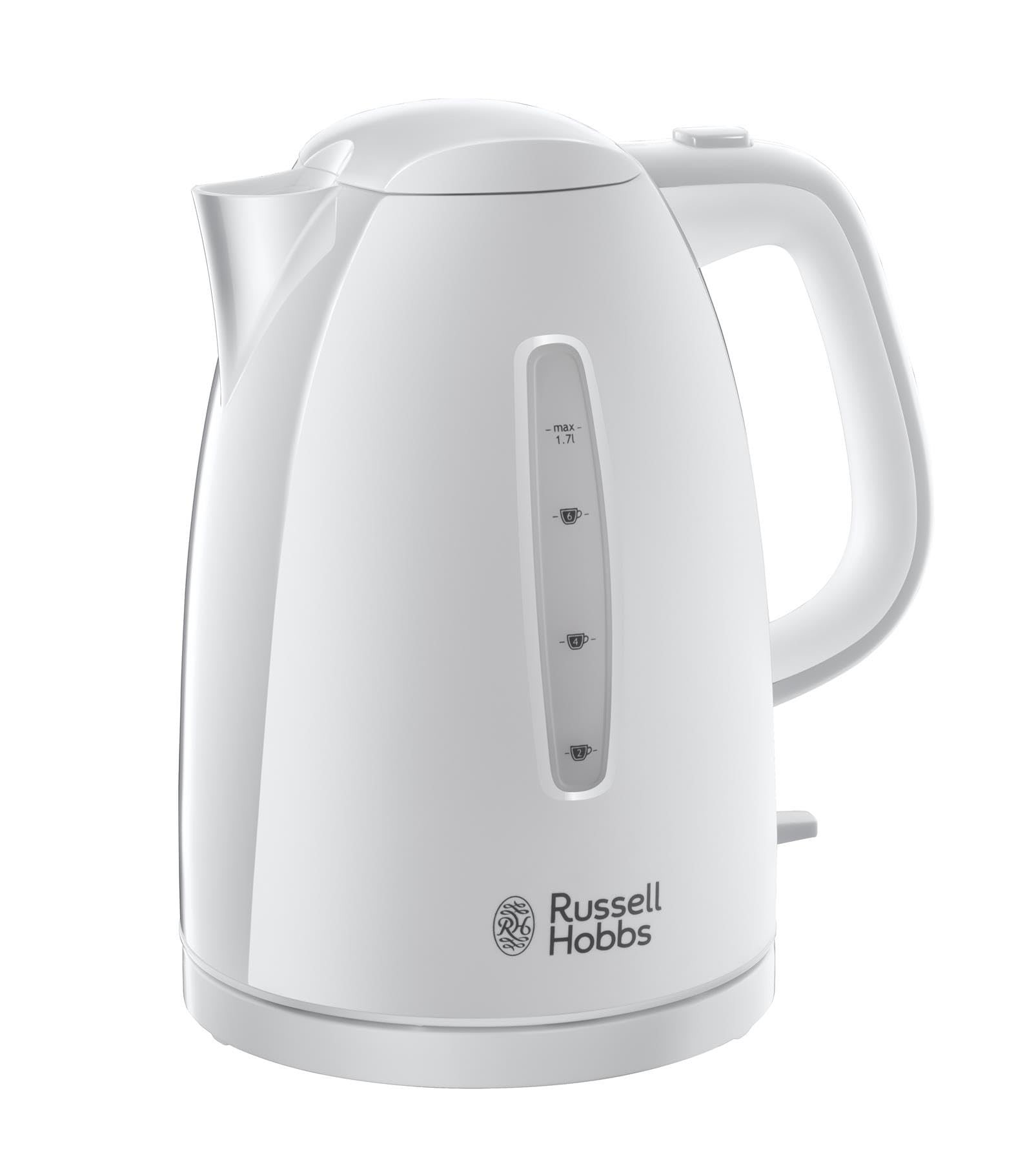 Russell Hobbs 21270 White Textures Kettle – 1.7L Rapid Boil Electric Kettle