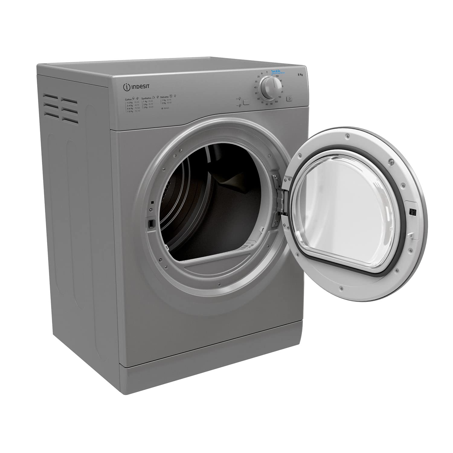 Indesit I1D80S 8kg Air-Vented Tumble Dryer - Silver