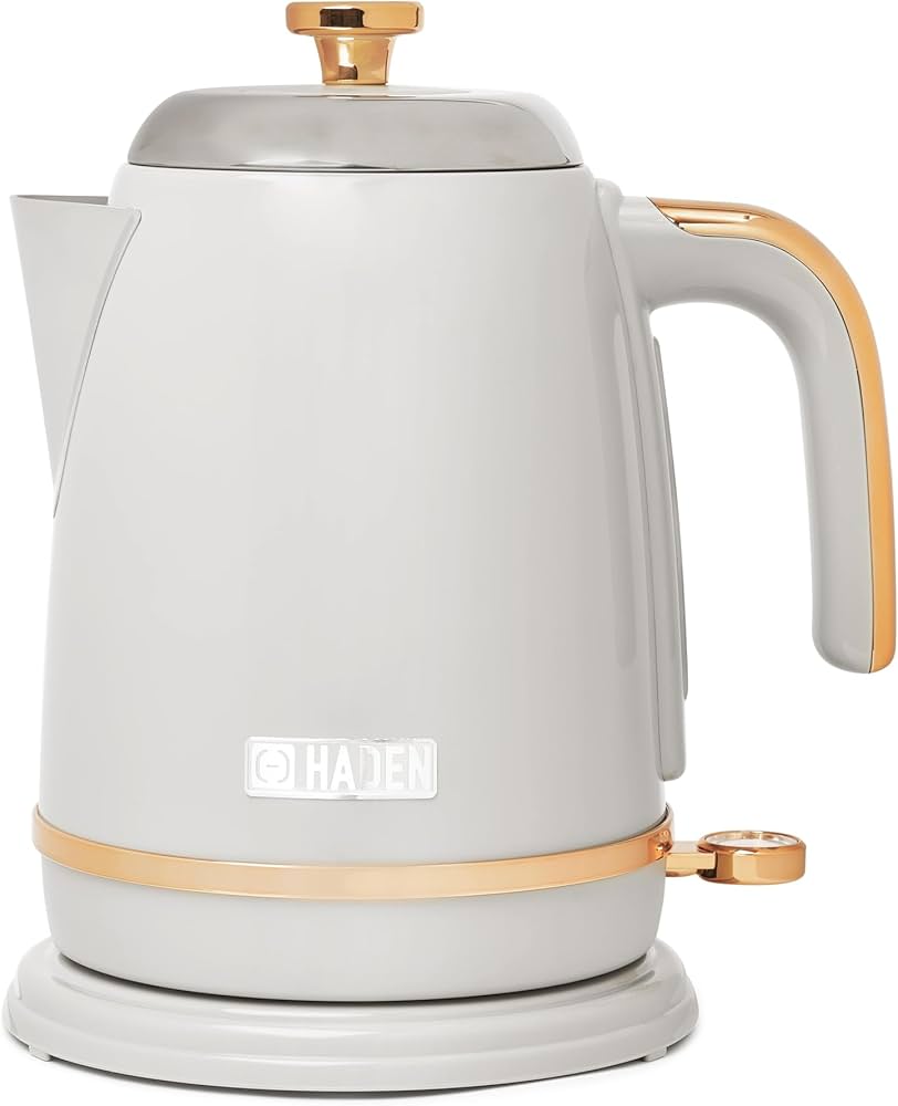 Haden Salcombe Grey & Copper Kettle