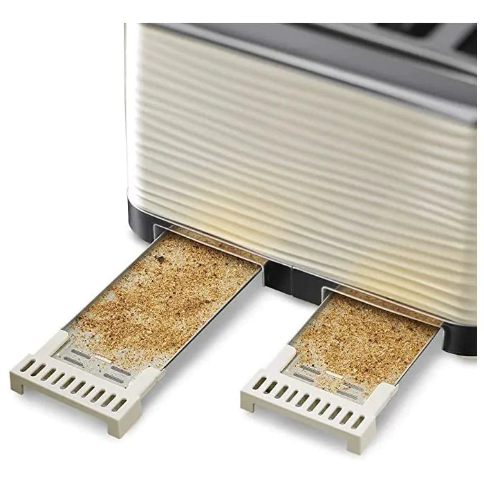 Russell Hobbs 24383 Inspire 4 Slice Toaster - Cream