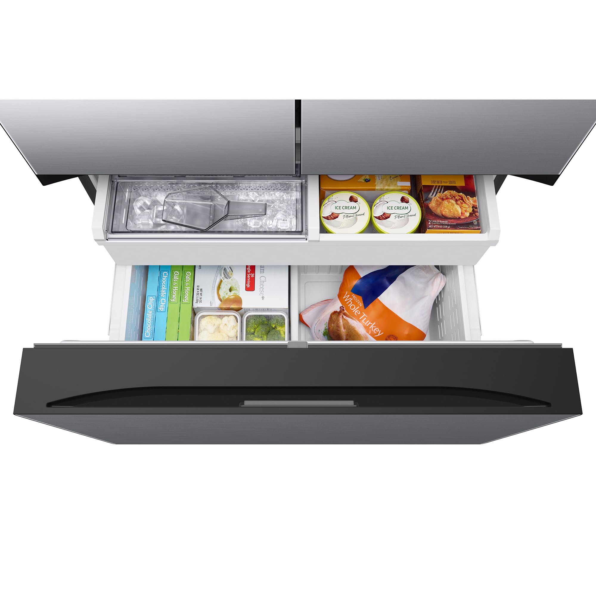 Samsung RF24BB620ES9EU Bespoke 674L French Style Fridge Freezer – Silver
