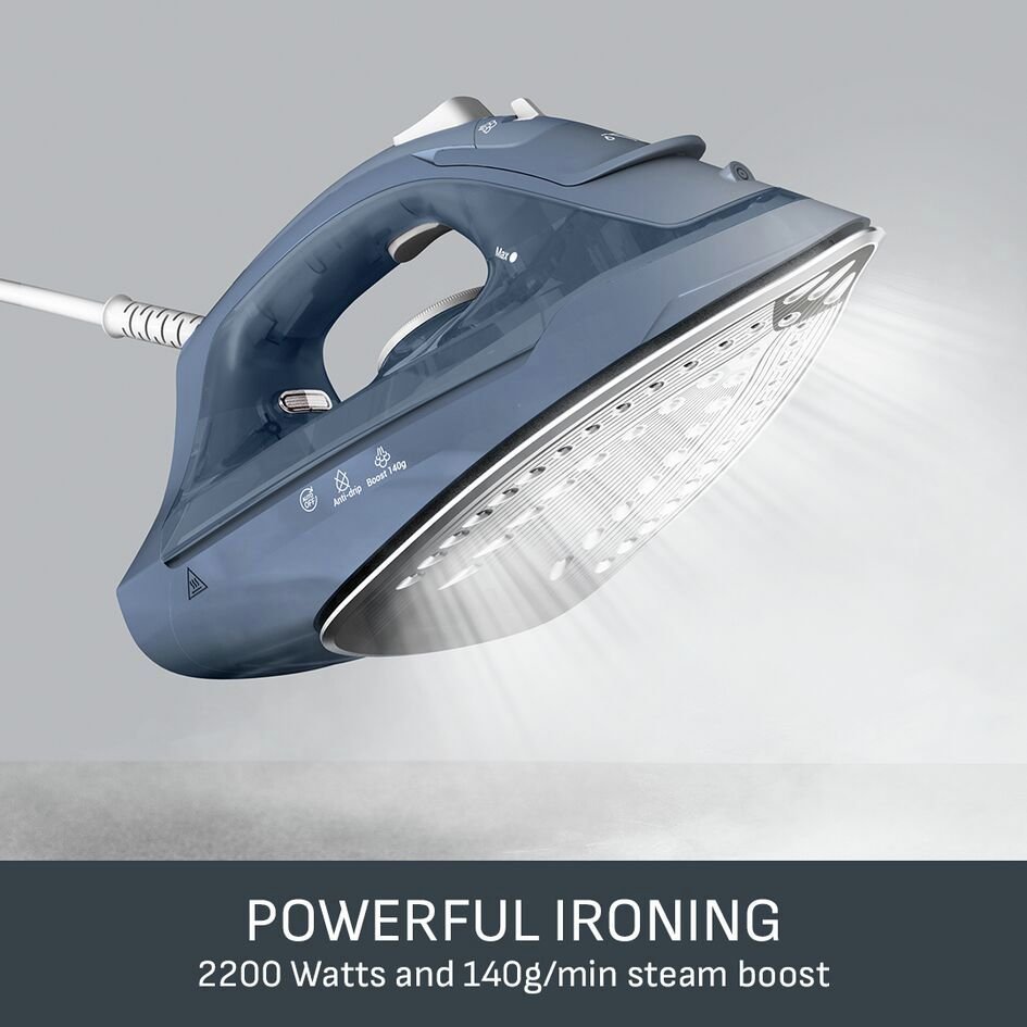 Tefal Virtuo 30 FV2C64G0 Steam Iron - Blue Solid