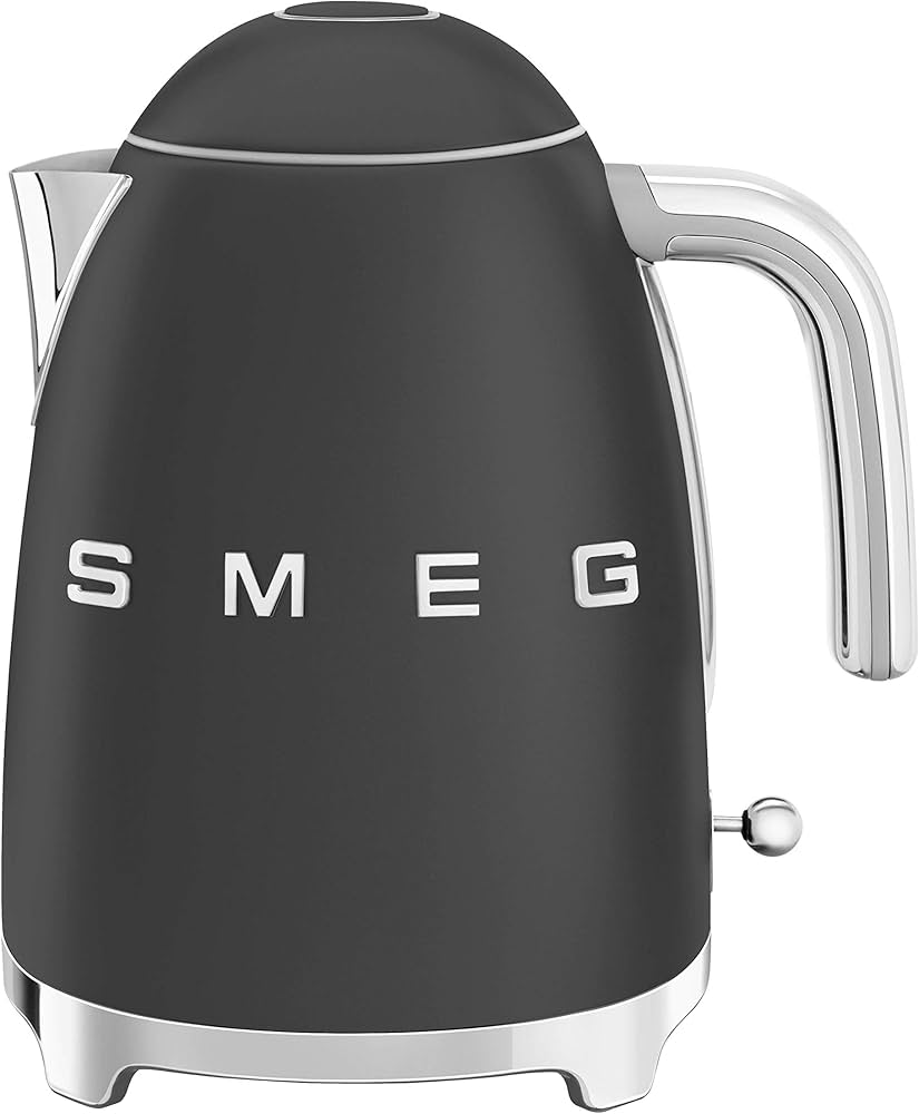 SMEG 50's Style Electric Kettle 1.7 Litre Matte Black
