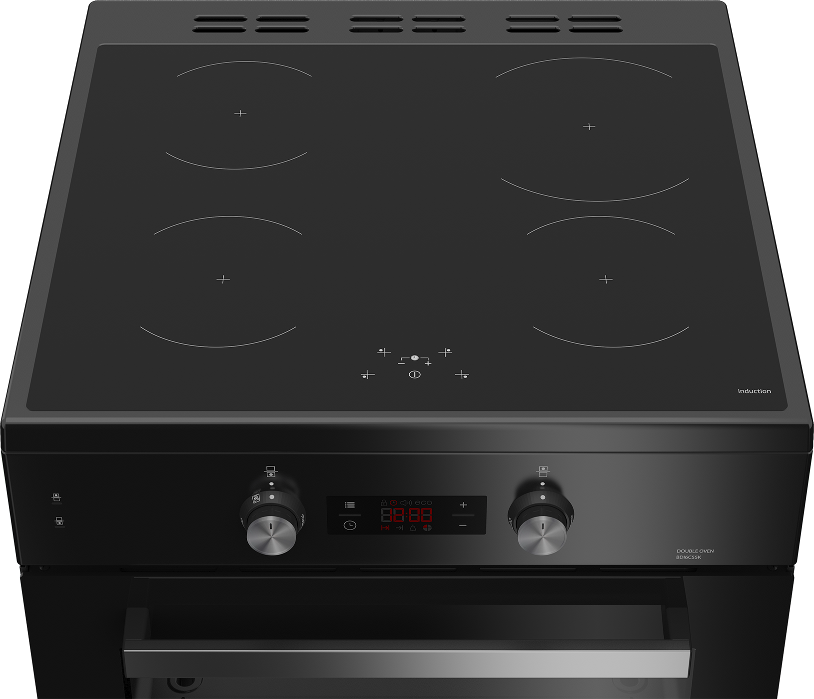 Beko bdi6c55k induction top 60cm wide freestanding cooker