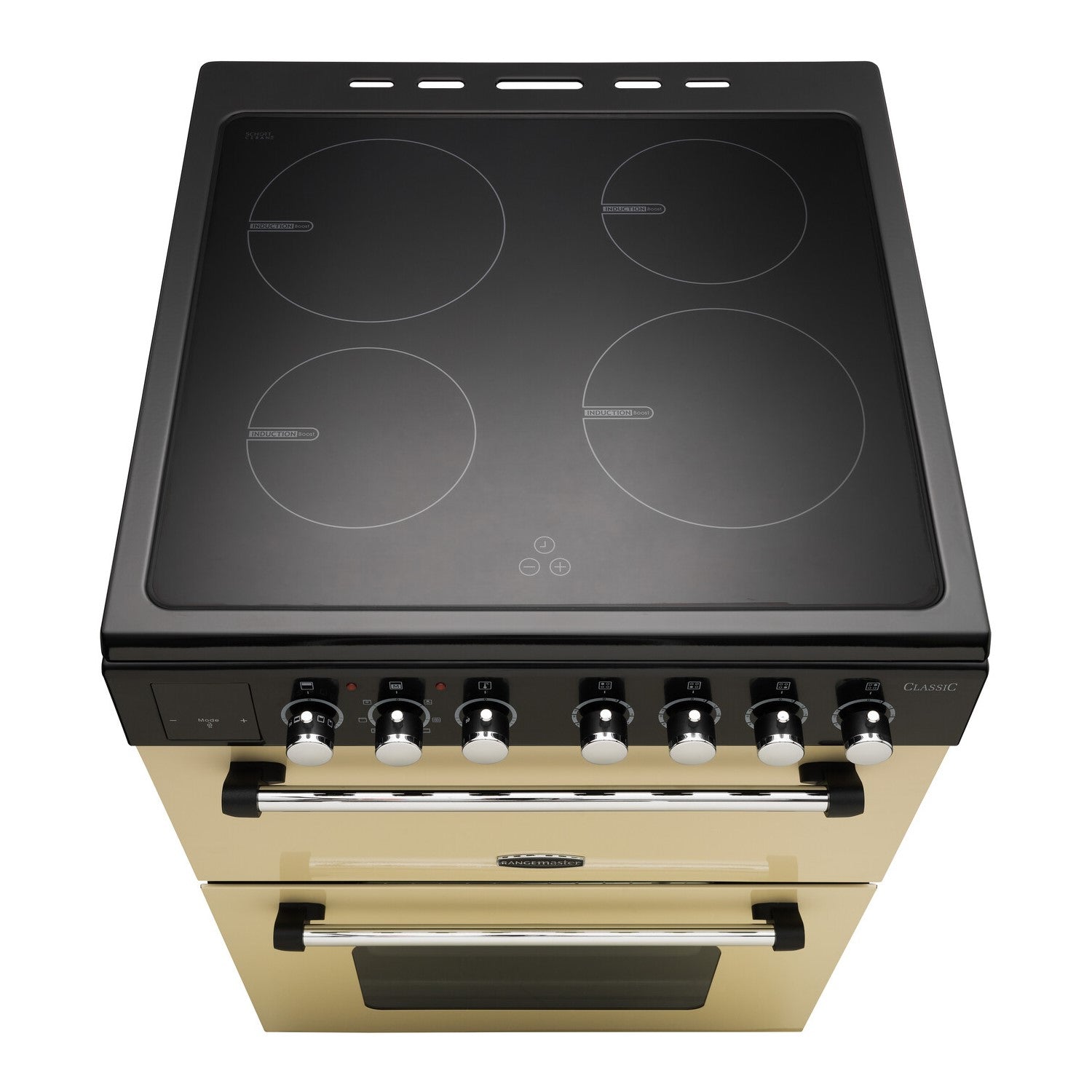 Rangemaster cla60eicr  Classic Cream with Chrome Trim  induction Cooker with Double Oven