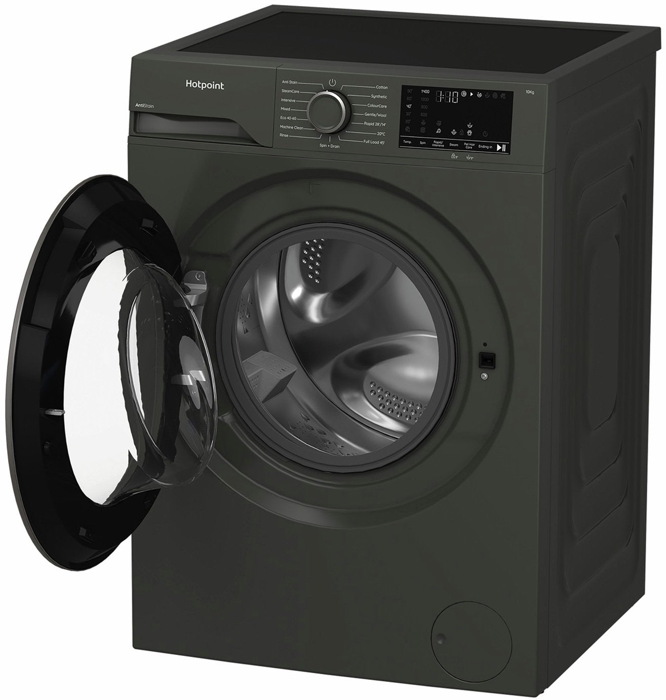 Hotpoint H101GANTISTAINUK 10kg 1400 Spin Washing Machine - Graphite