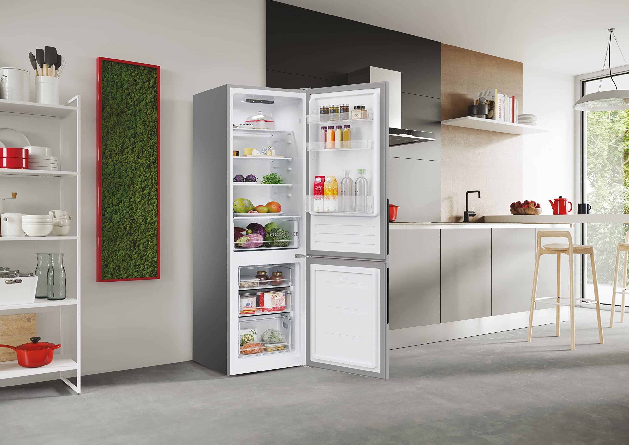 Hoover HOCT3L517ESK 1 Fridge Freezer – Silver