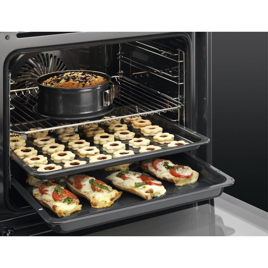 AEG BES35501EM 62.5cm Built In Electric Single Oven - Stainless Steel