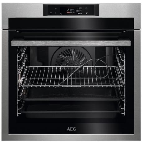 AEG BPE742380M 59.5cm Built In Electric Single Oven - Anti-Fingerprint stainless steel