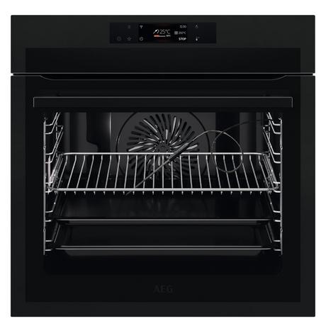 AEG BPE748380T 63.5cm Built In Electric Single Oven - Matte Black