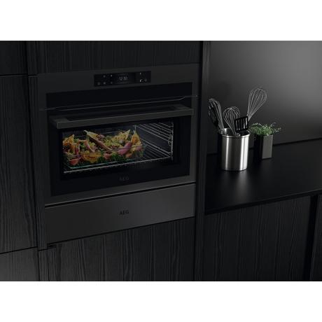 AEG KME768080T Litres Single Microwave - Matte Black