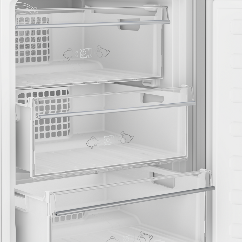 Blomberg KGM4524 54cm 50/50 Frost Free Fridge Freezer - White