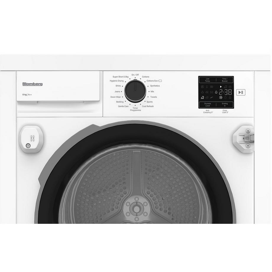 Blomberg LTDIP08310 8kg Integrated Condenser Tumble Dryer - White