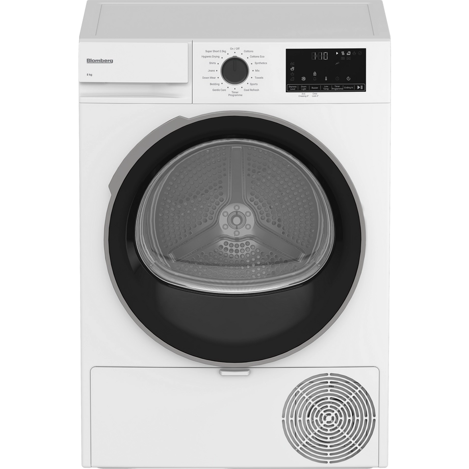Blomberg LTNA18320W 8kg Heat Pump Tumble Dryer (NI Exclusive) - White