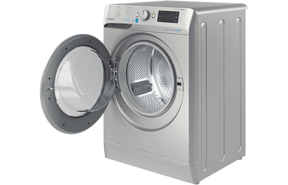 Indesit BDE861486SX 8kg 1400 rpm Washer Dryer - silver