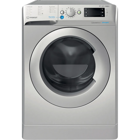 Indesit BDE861485X 8kg 1400 rpm Washer Dryer - silver