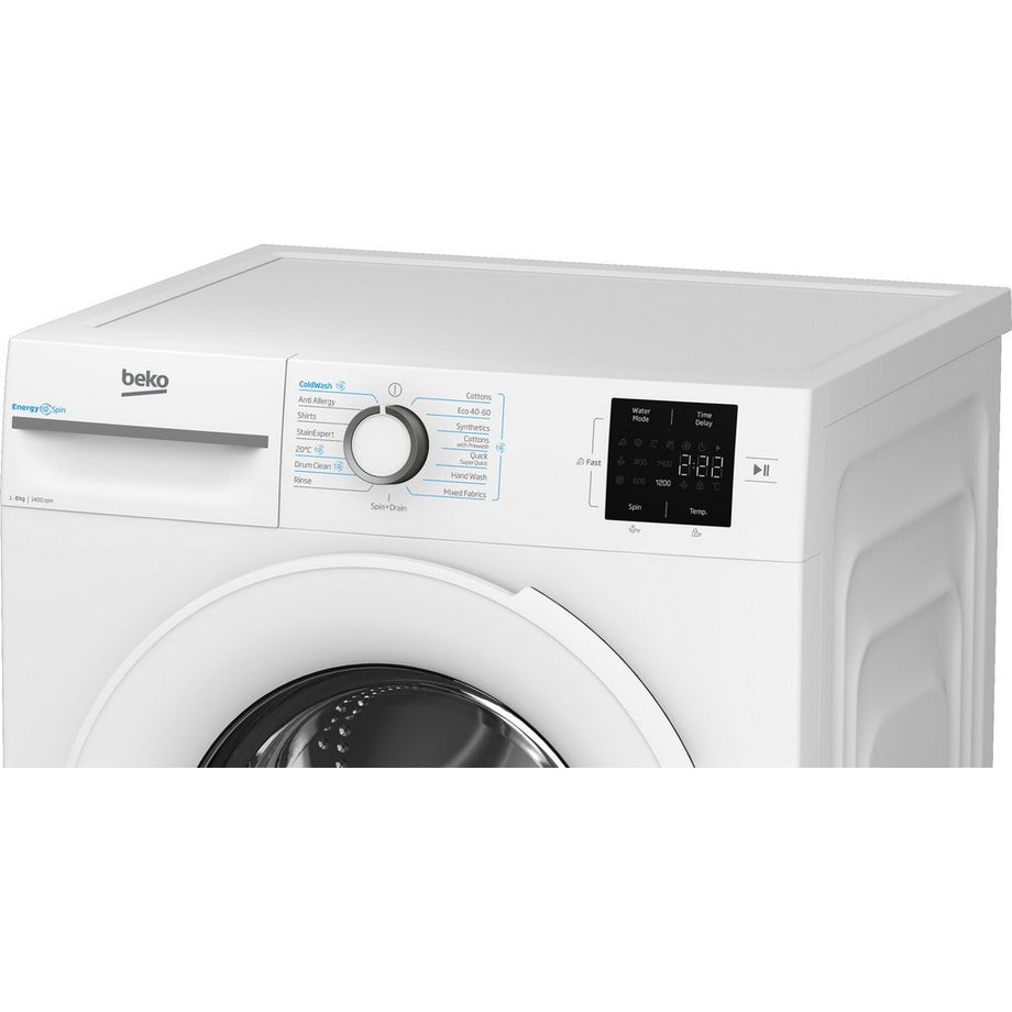 Beko BMN3WT3841W 8kg 1400 Spin EnergySpin Washing Machine - White