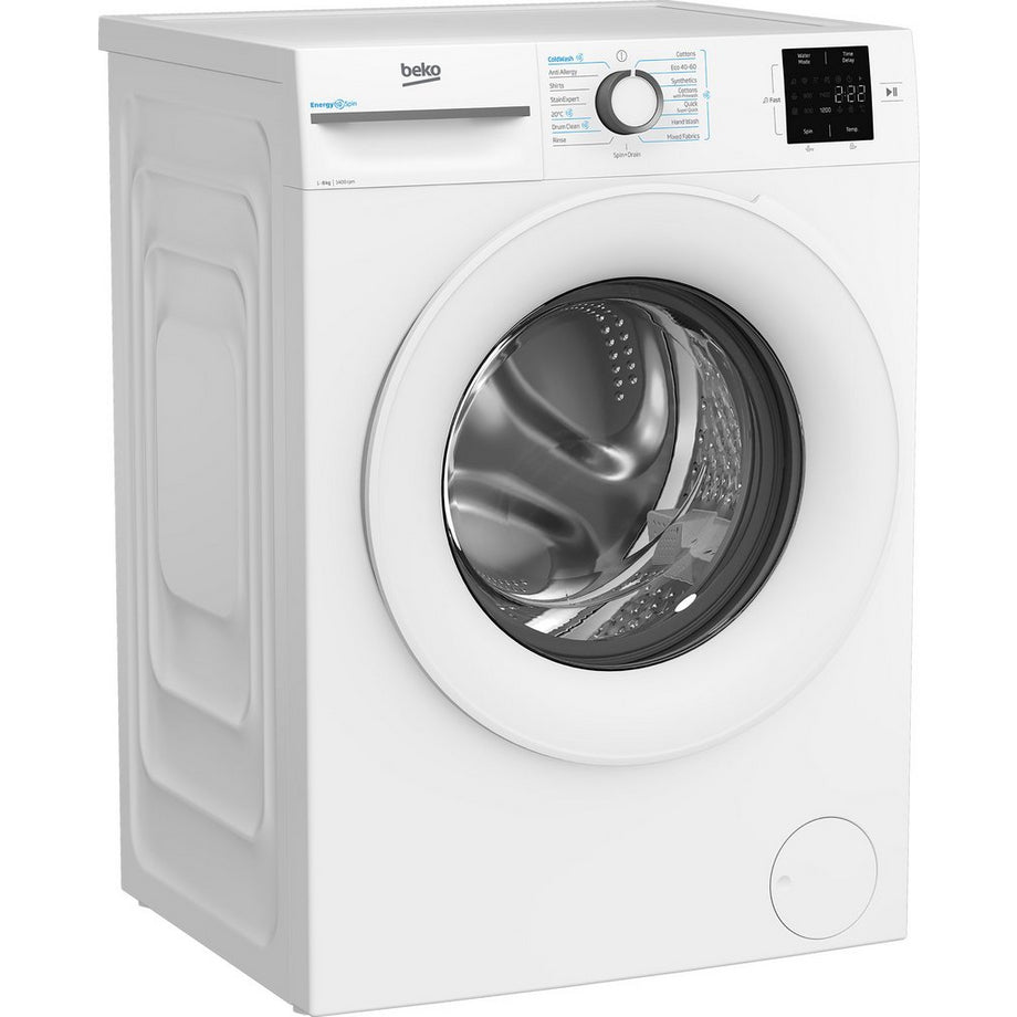 Beko BMN3WT3841W 8kg 1400 Spin EnergySpin Washing Machine - White