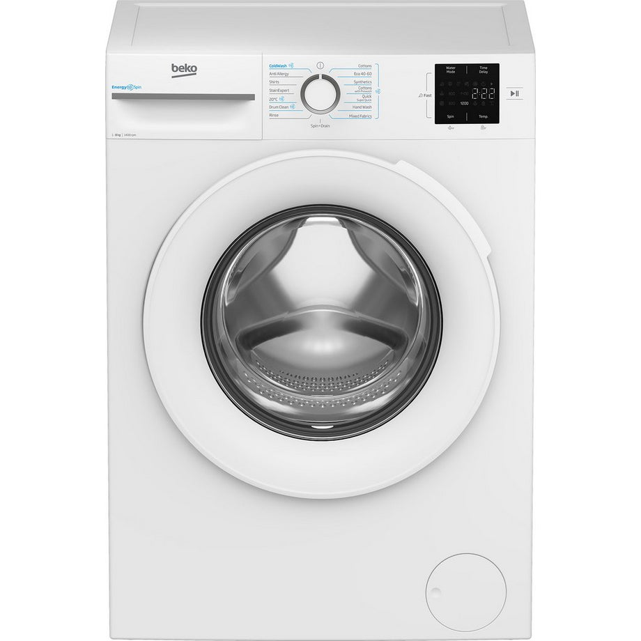 Beko BMN3WT3841W 8kg 1400 Spin EnergySpin Washing Machine - White