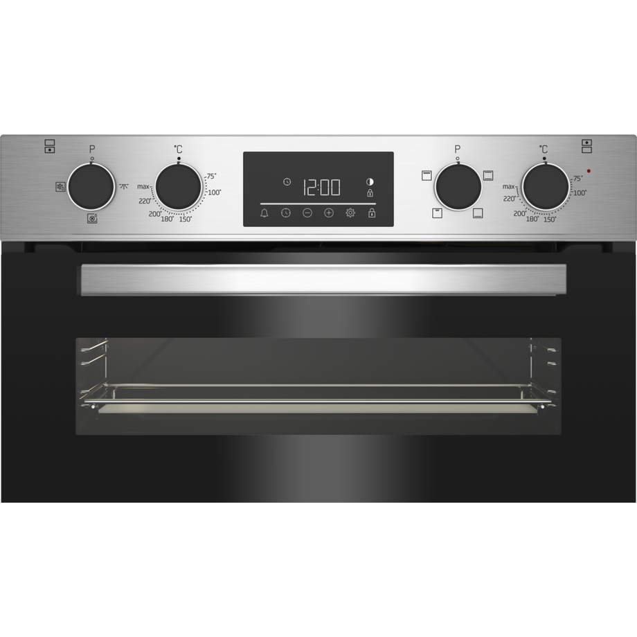 Beko CTFY22309X 59.4cm Built under Electric Double Oven - Stainless Steel