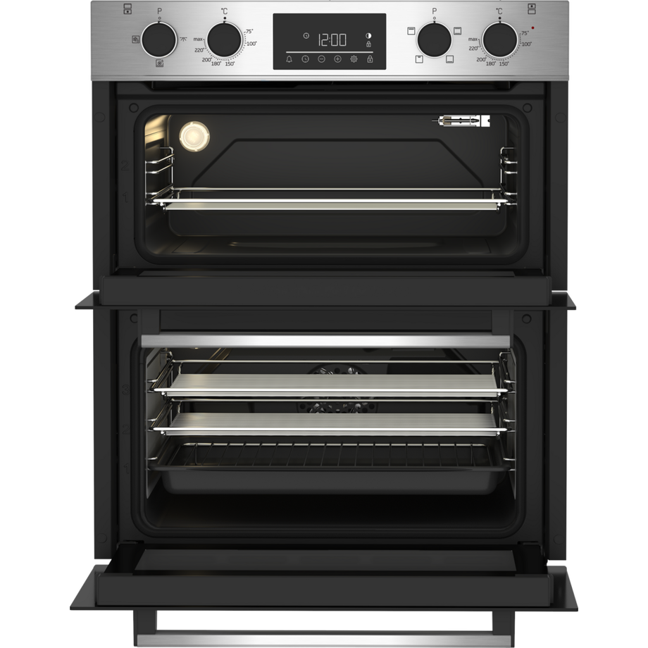 Beko CTFY22309X 59.4cm Built under Electric Double Oven - Stainless Steel