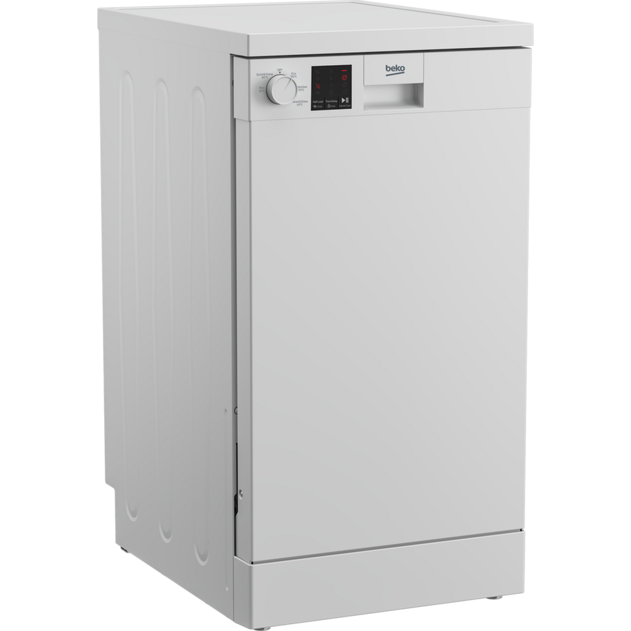 Beko DVS05C20W Slimline Dishwasher - White - 10 Place Settings