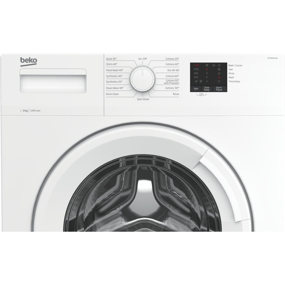 Beko WTK74011W 7kg 1400 Spin Washing Machine - White