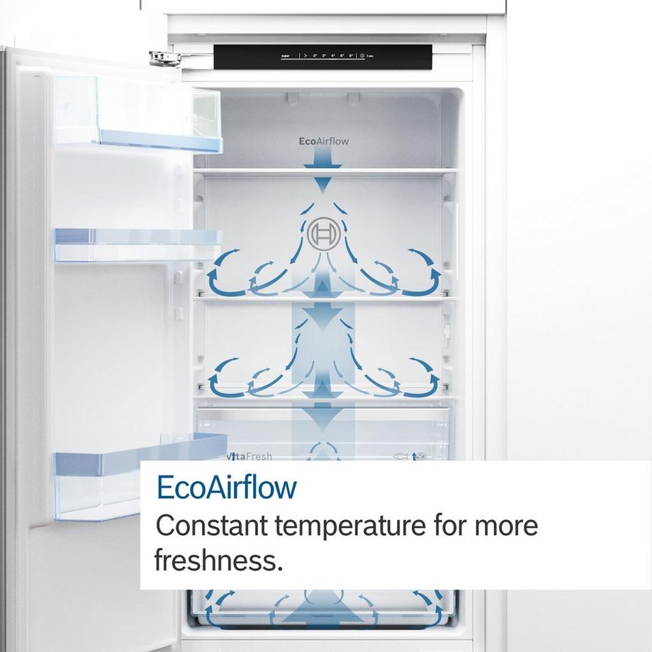 Bosch KIN85NSE0G 54.1cm 50/50 Integrated Frost Free Fridge Freezer