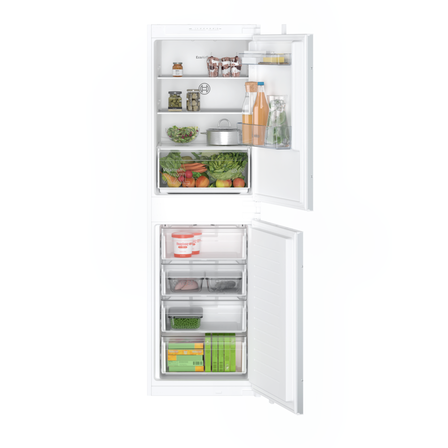 Bosch KIN85NFE0G 54.1cm 50/50 Integrated Frost Free Fridge Freezer