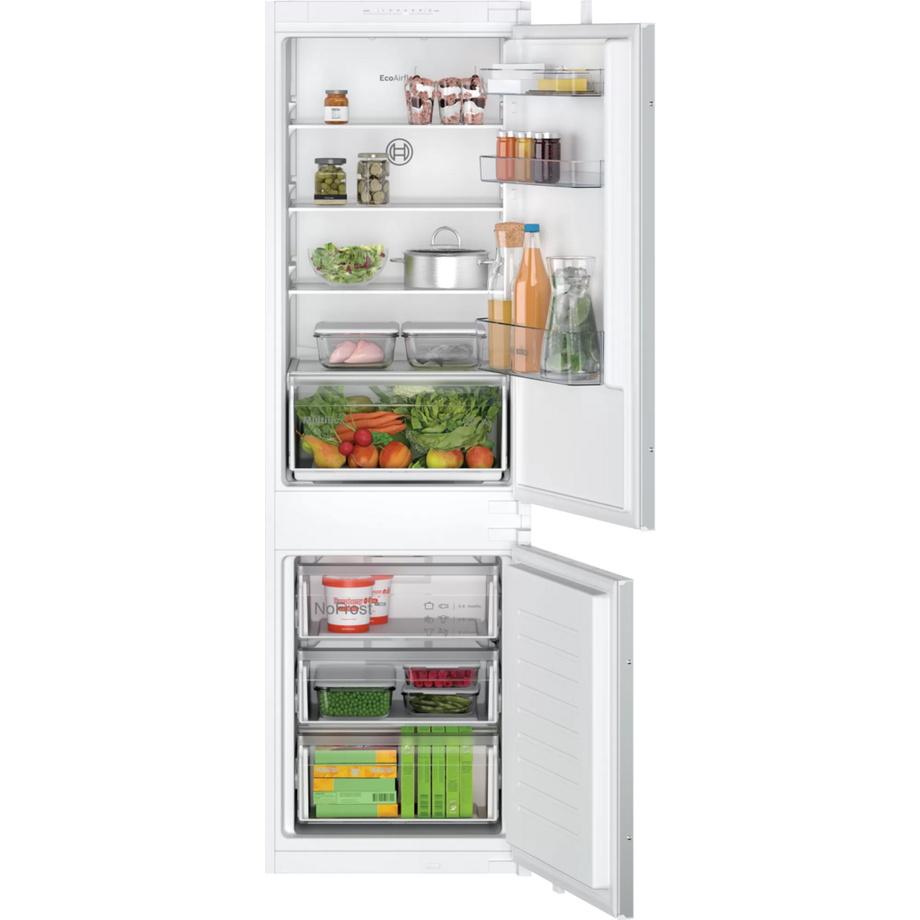 Bosch KIN86NFE0G 54.1cm 70/30 Integrated Frost Free Fridge Freezer