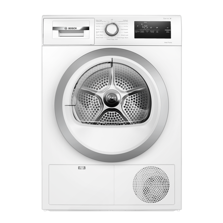 Bosch WTH85223GB 8kg Heat Pump Tumble Dryer - White