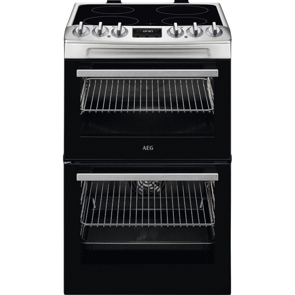 AEG CCX1530ACM 55 cm Electric Ceramic Cooker - Silver