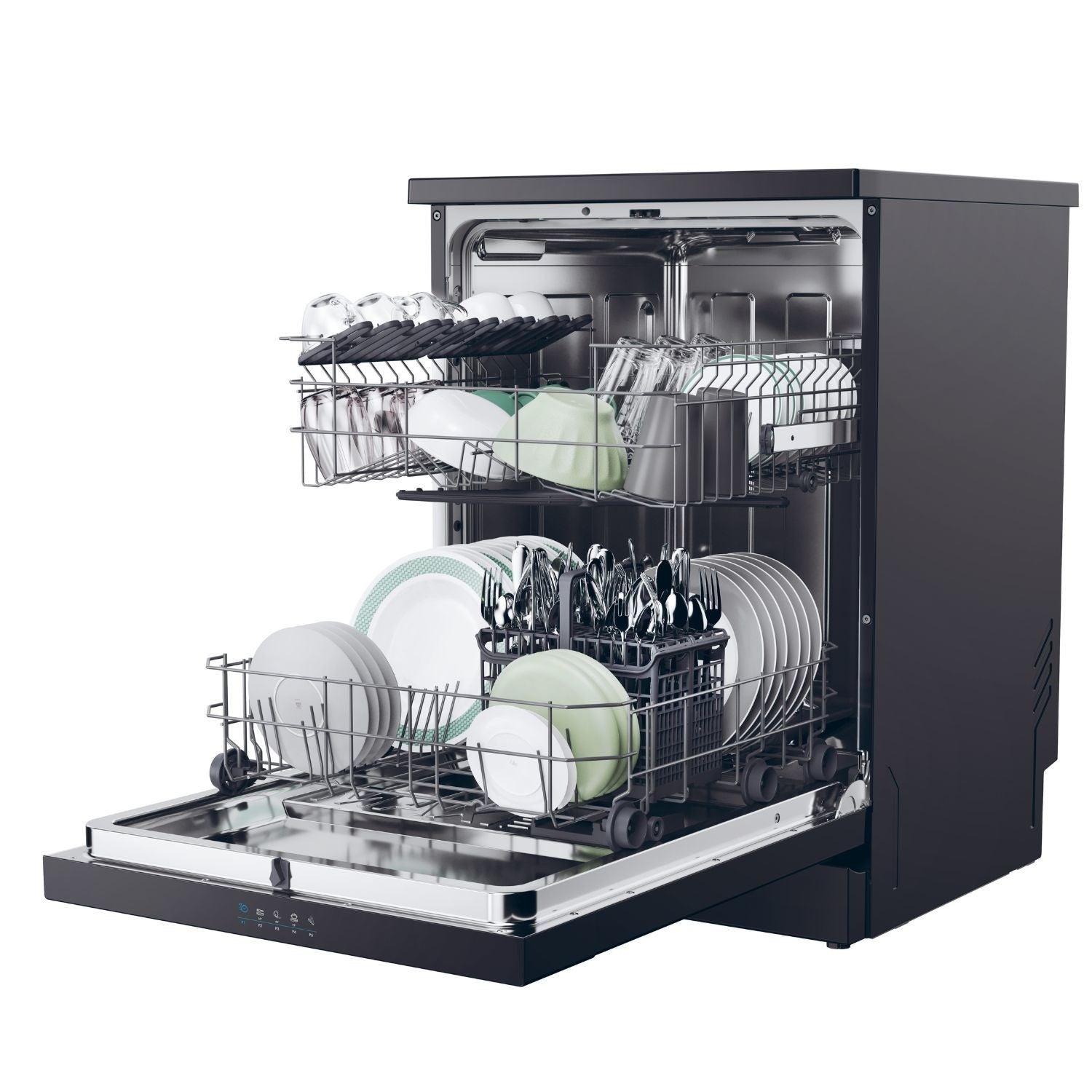 Candy CF3C9E0B-80 Dishwasher, 13 Place Settings- Black