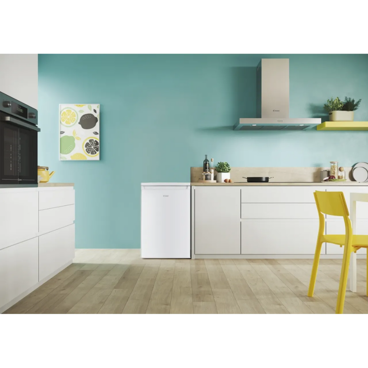 Candy CLHS58EWK 55cm wide Larder Fridge - White
