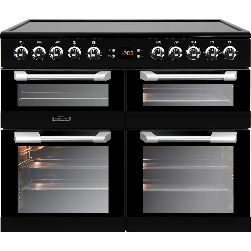 Leisure 100cm Electric Range Cooker with Three Ovens Cuisinemaster  CS100C510k- black