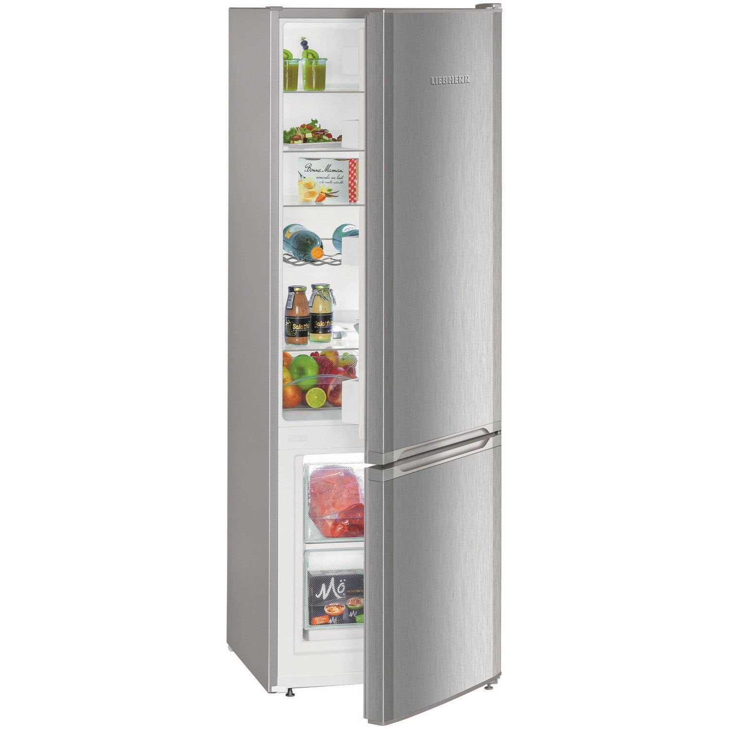 Liebherr cuel2831 162cm tall fridge freezer -stainless steel