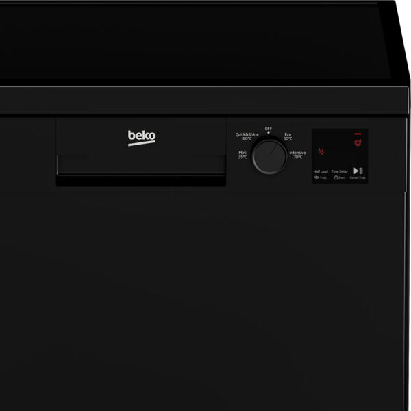 Beko DVN04320B Standard Dishwasher - Black - E Rated