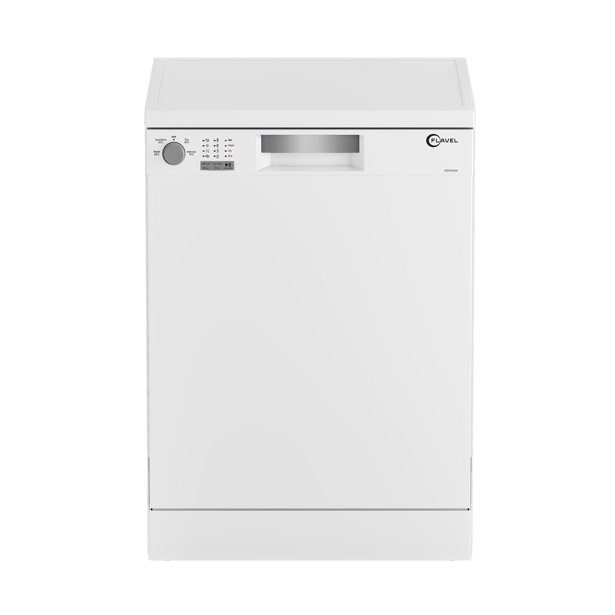 FLAVEL DWF645W 60Cm Freestanding 13 Place Dishwasher White