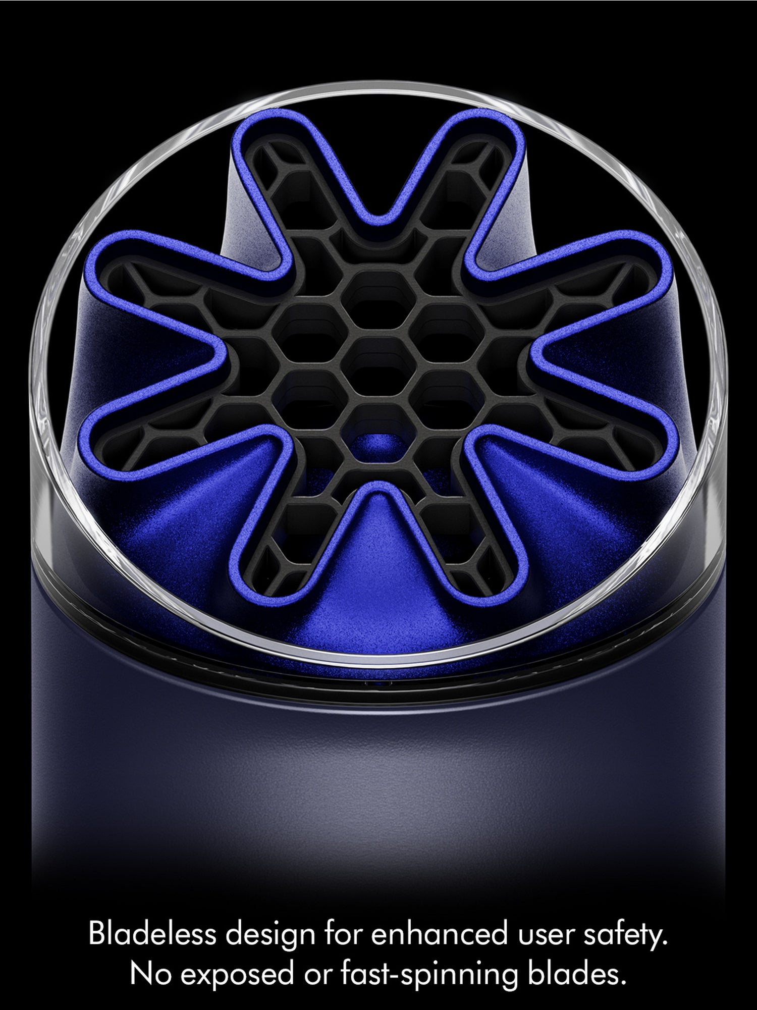 Dyson HushJet™ Mini Cool fan - Ink/Cobalt