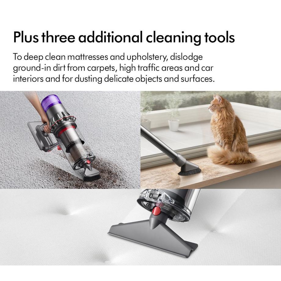 Dyson V15TOTALCLEAN23 Cordless Stick Vacuum Cleaner - 60 Minutes Run Time - Black