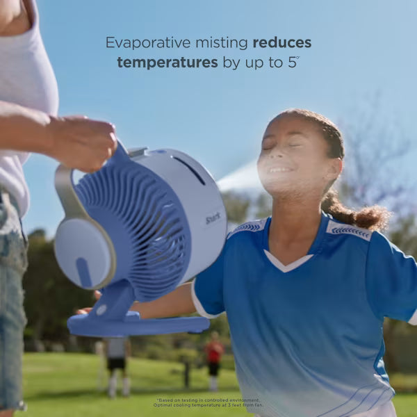 Shark FlexBreeze HydroGo Misting Fan FA050UKBL - BLUE