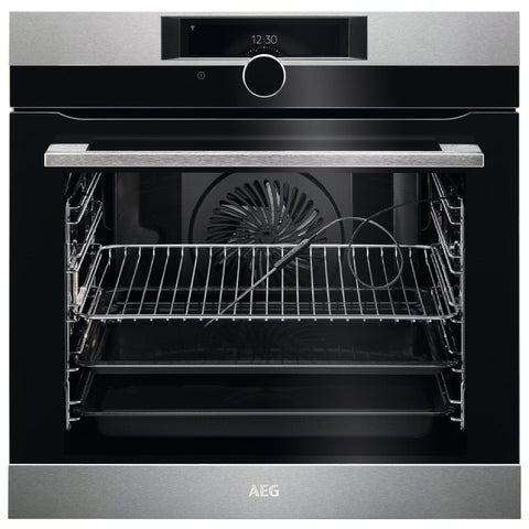AEG built in self cleaning single oven - BPK948330M