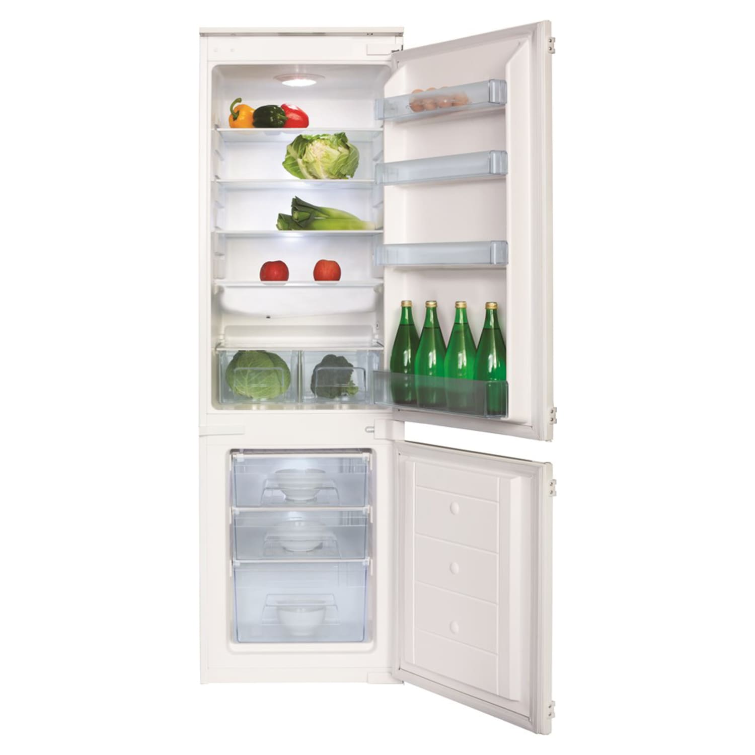 CDA/Matrix MFC701 70/30 Integrated static Fridge Freezer - White