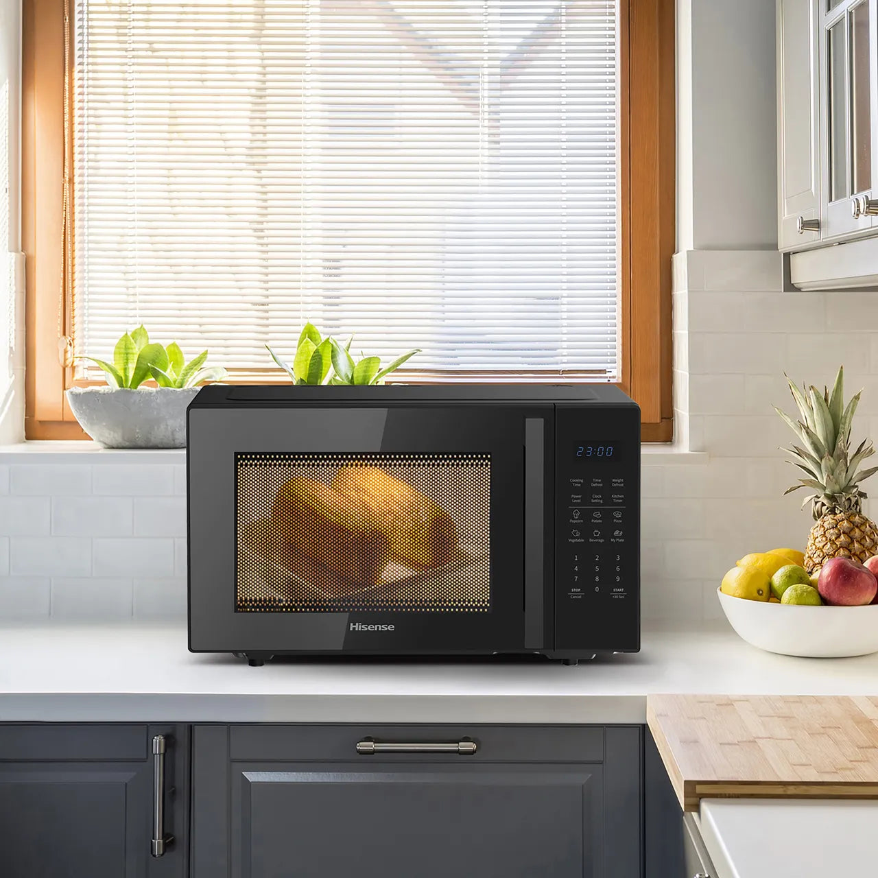Hisense H29MOBS9HGUK 900W Microwave – 29L Digital Solo Microwave