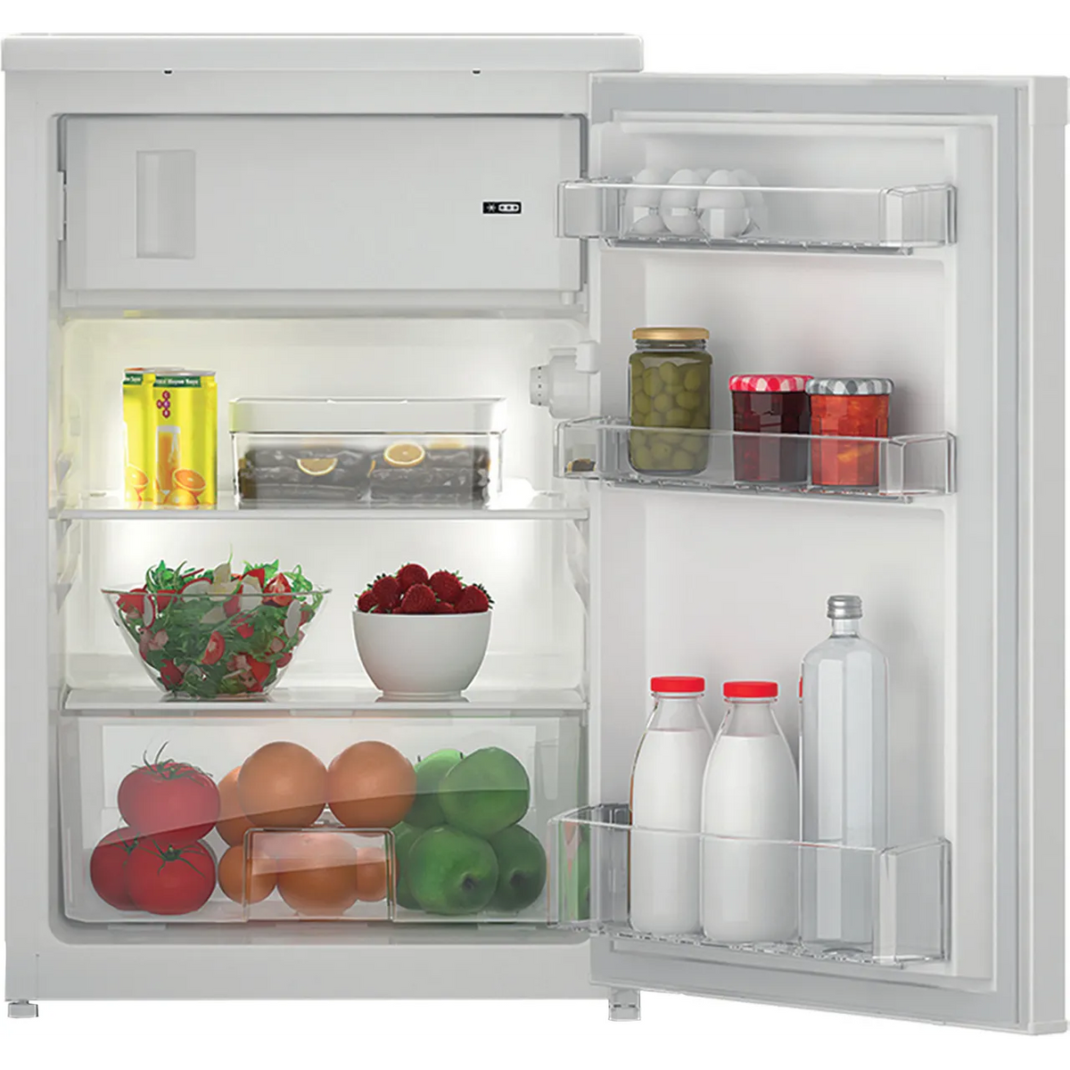 Hotpoint H55V1 112W UK undercover fridge with icebox - white